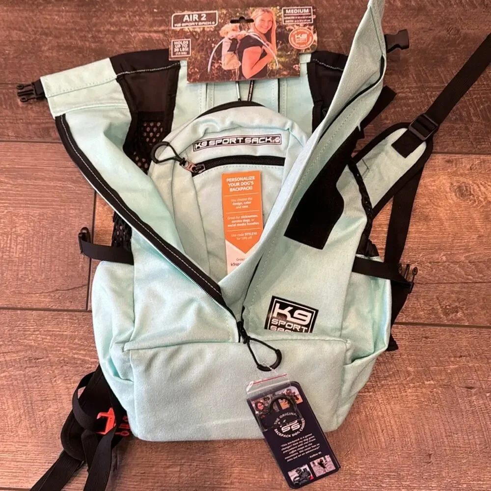 NWT K9 Sport Sack Air 2 Backpack Pet Carrier & Storage Pack Size M